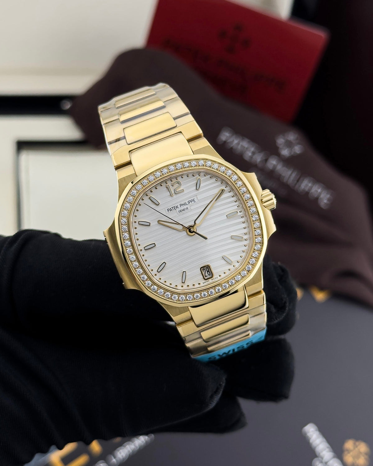 Patek Philippe Nautilus Rose Gold Ladies Watch