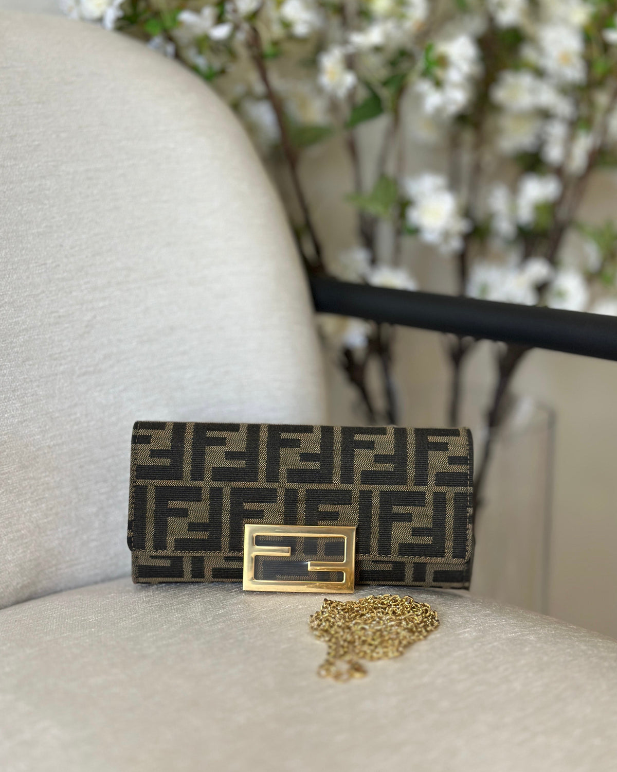 Fendi Baguette Continental Wallet