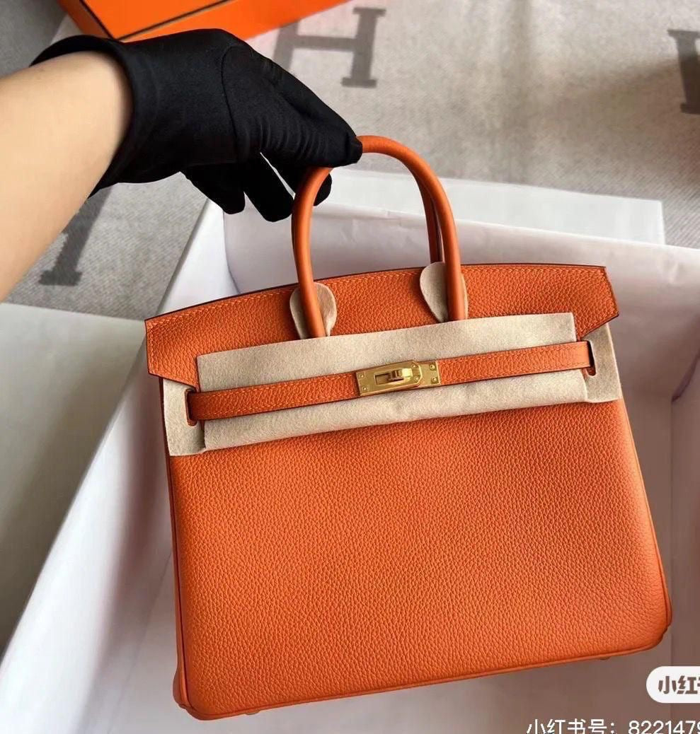 Hermès Birkin 25 Orange Bag