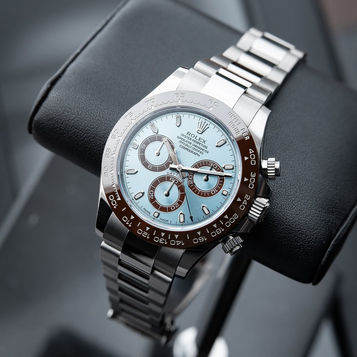 ROLEX Cosmograph Daytona Platinum "Platona" Ice Blue Men's Watch